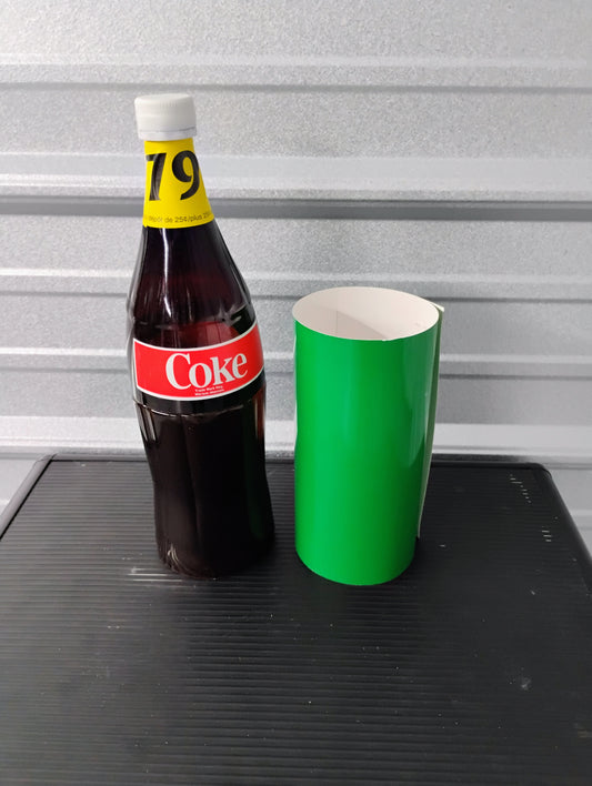 Vintage Vanishing Liter Coke Bottle