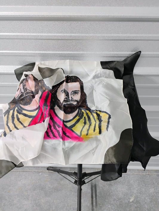 Vintage 20th Century Jesus Silks