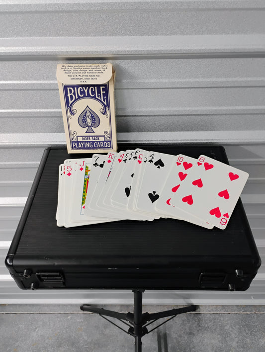 Vintage Jumbo Force Deck (3 of Clubs)